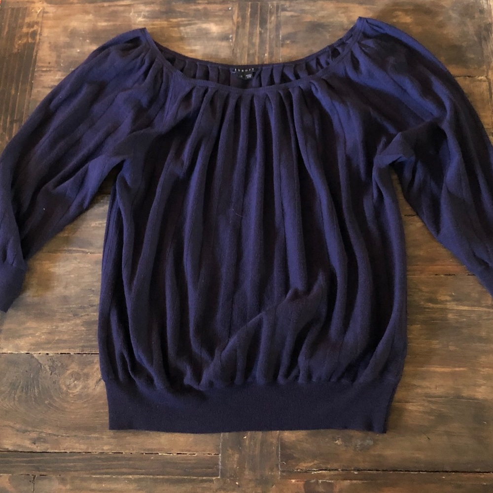 THEORY Plum Sweater